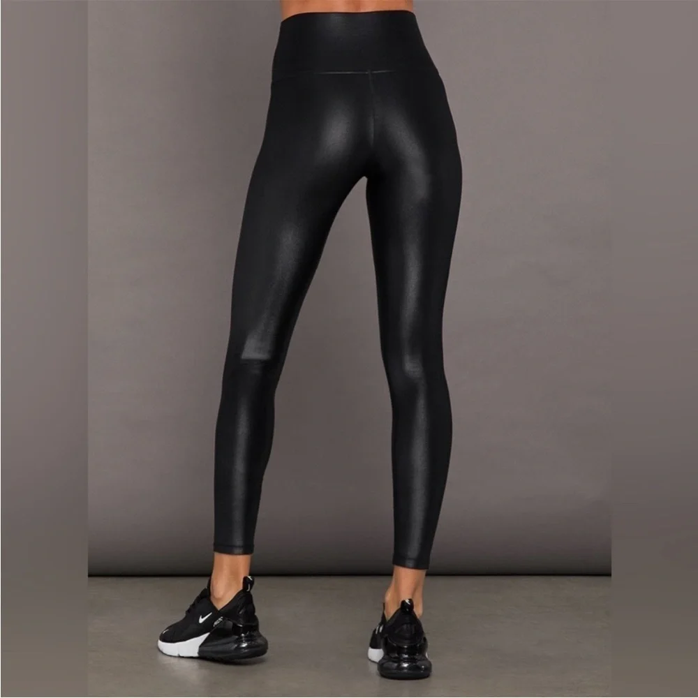 Carbon 38 Women's Black High-Waisted Leggings - Picture 4 of 7